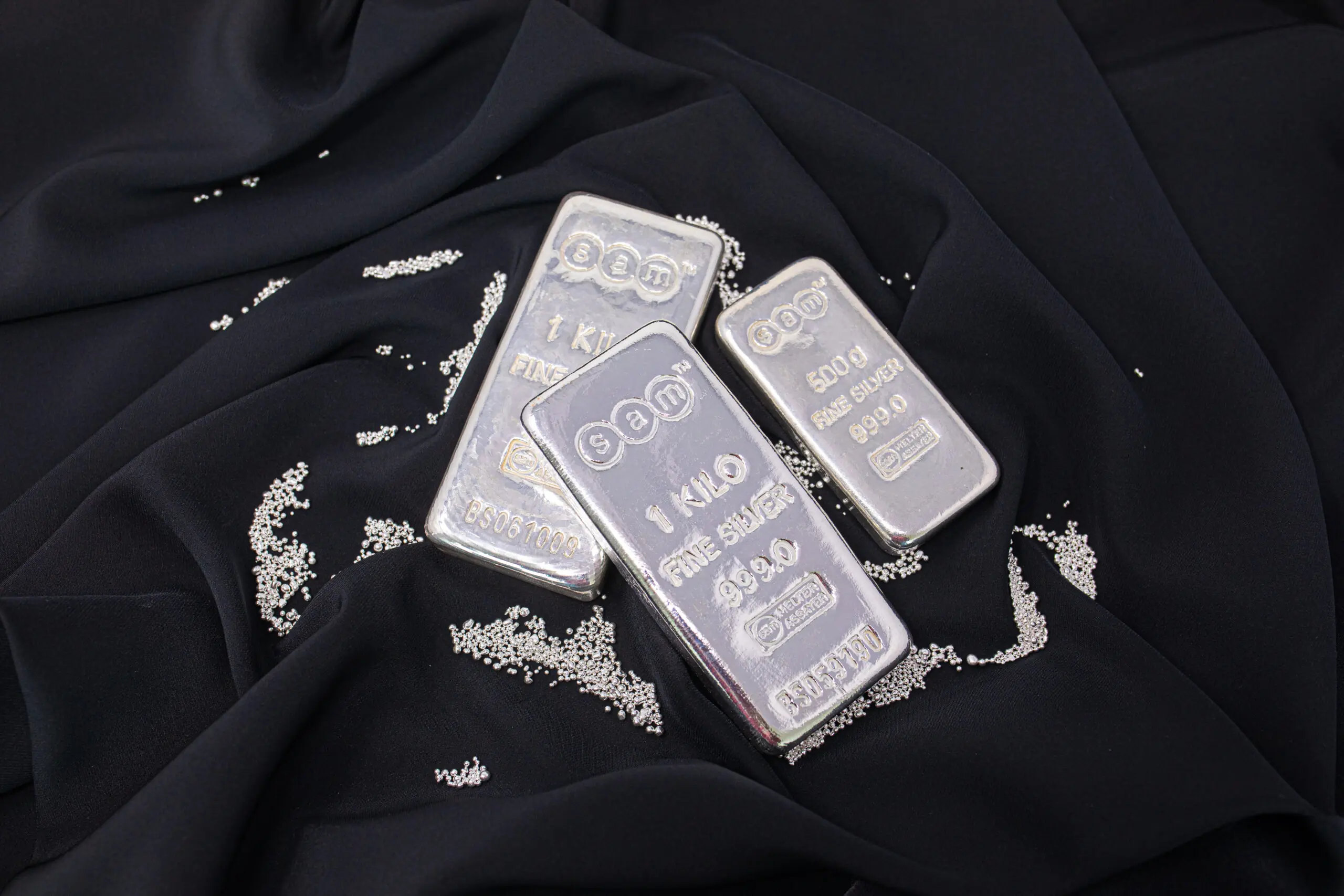 999/9999 SILVER CASTED BARS AND GRAINS - Image 3