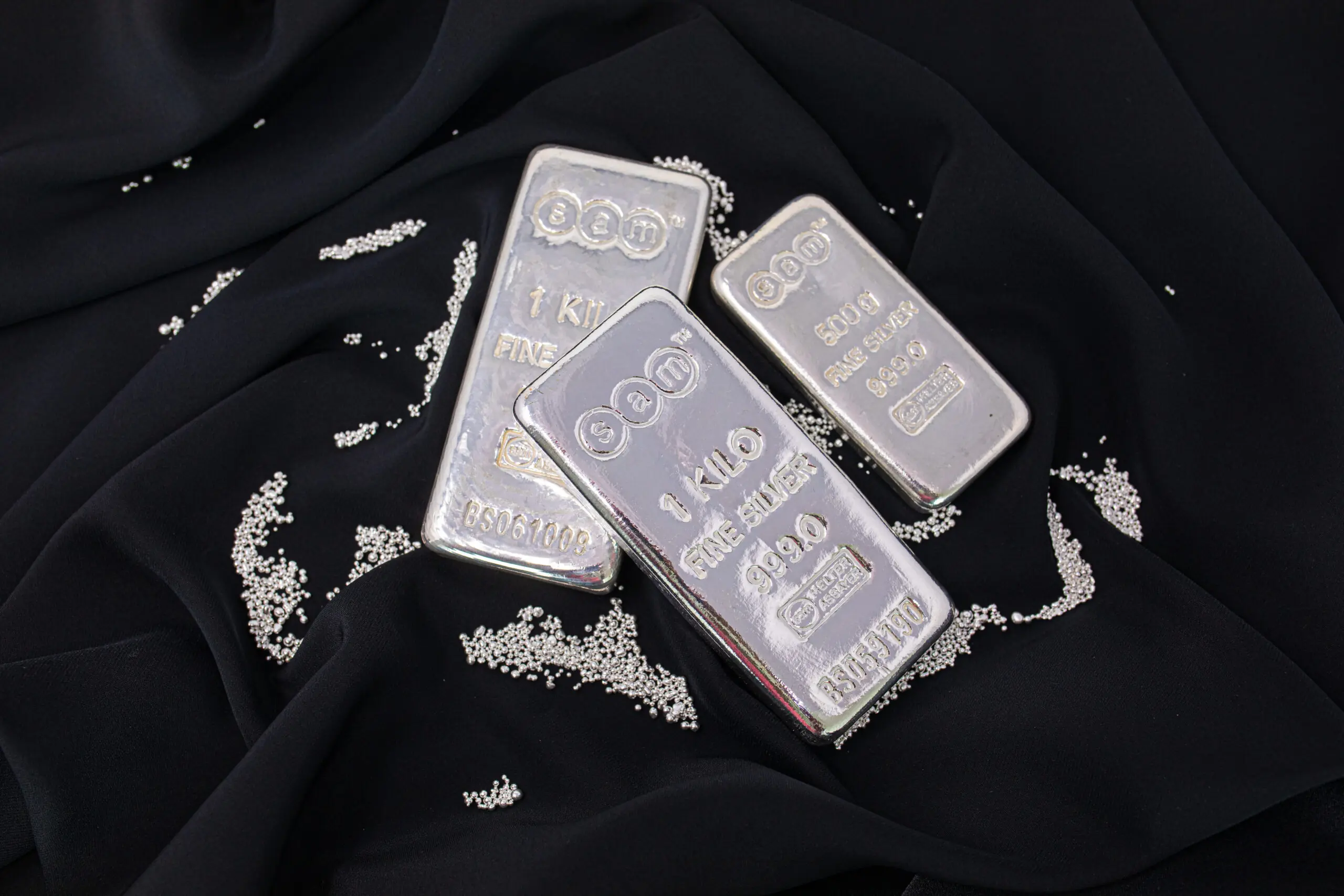999/9999 SILVER CASTED BARS AND GRAINS - Image 4
