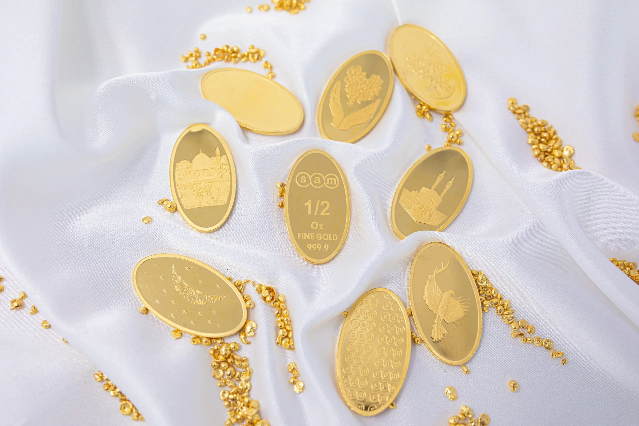 999.9 GOLD MINTED OVAL - Image 3