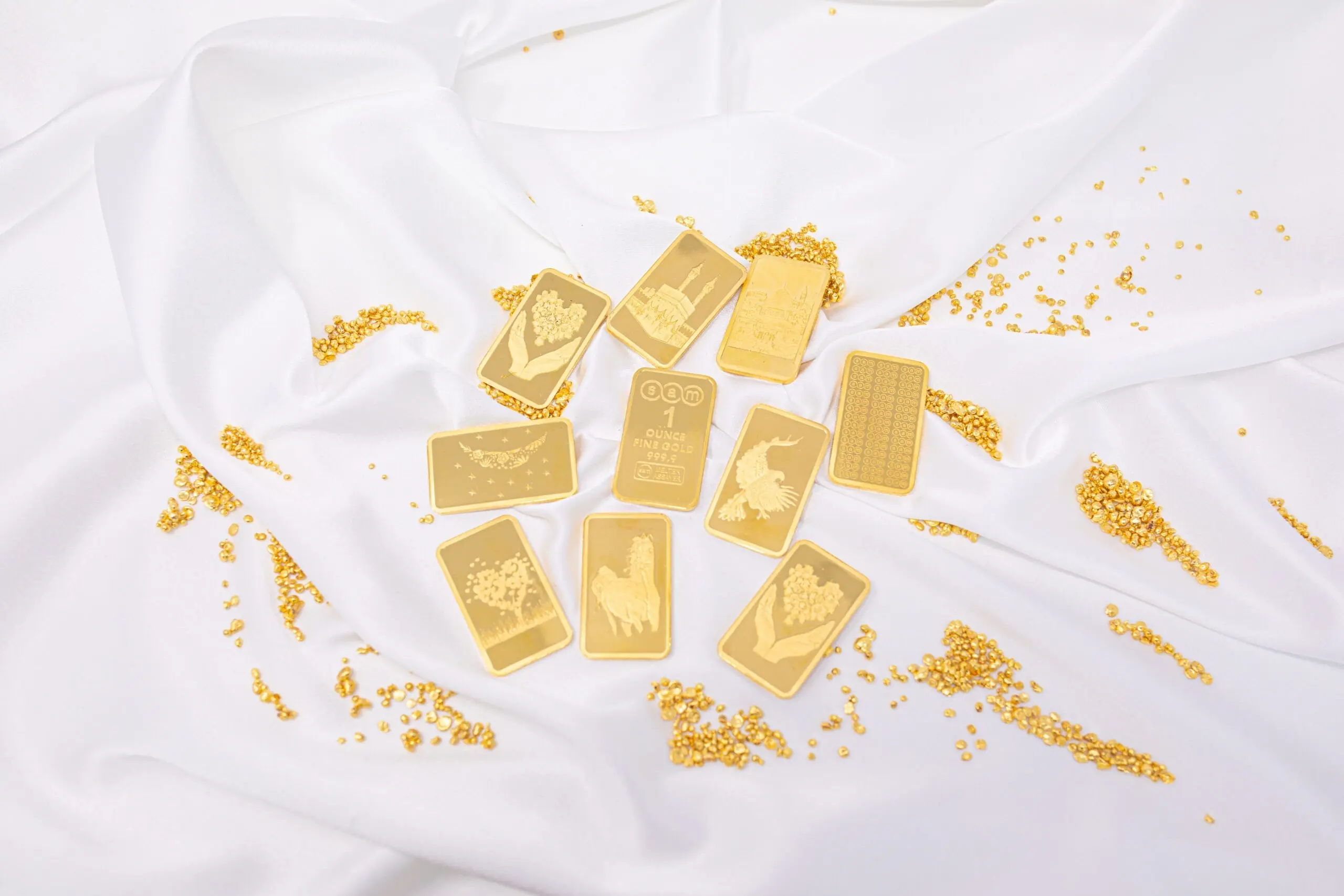 999.9 GOLD MINTED BARS - Image 2