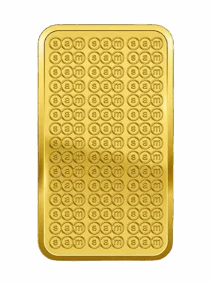 SAM Logo minted gold bar