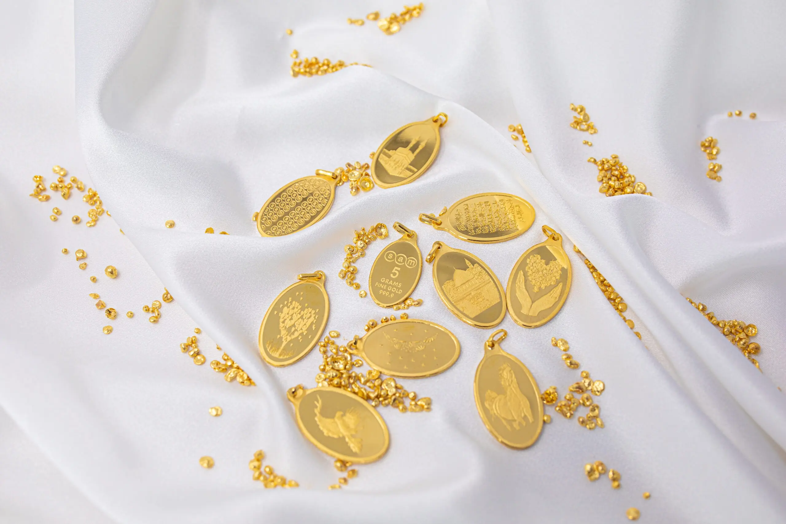 999.9 GOLD MINTED OVAL - Image 4
