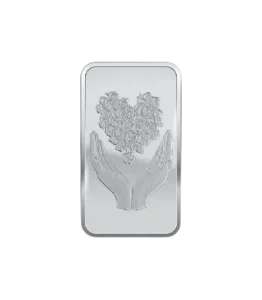 Bouquet of Heart Silver Bar
