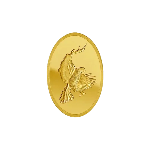 SAM Eagle Gold Minted Oval