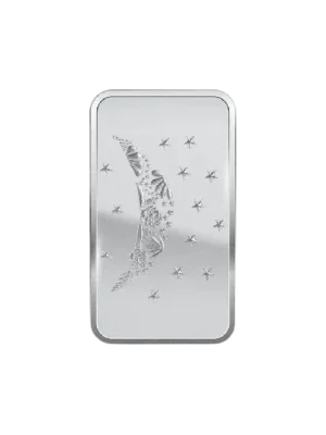 Moon Flower Silver Bar