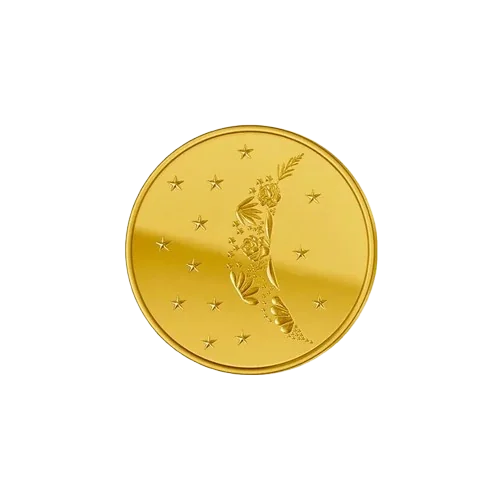 Moon Flower Minted Coin