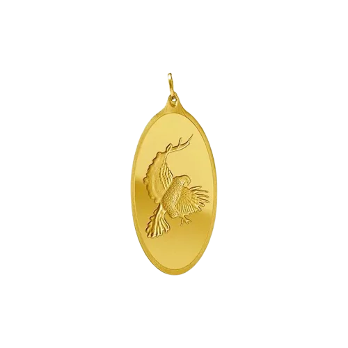 SAM Eagle Gold Minted Pendant