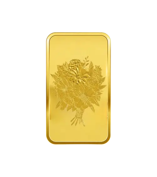 Wedding Bouquet Gold Bar