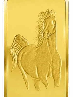 SAM Horse gold minted bar