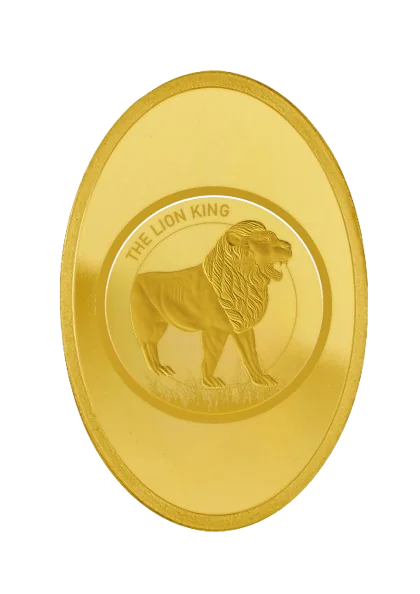 Lion king Gold Oval