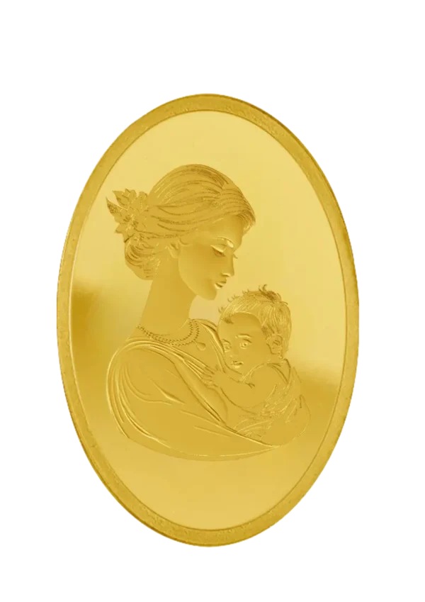 My Mother Gold Oval