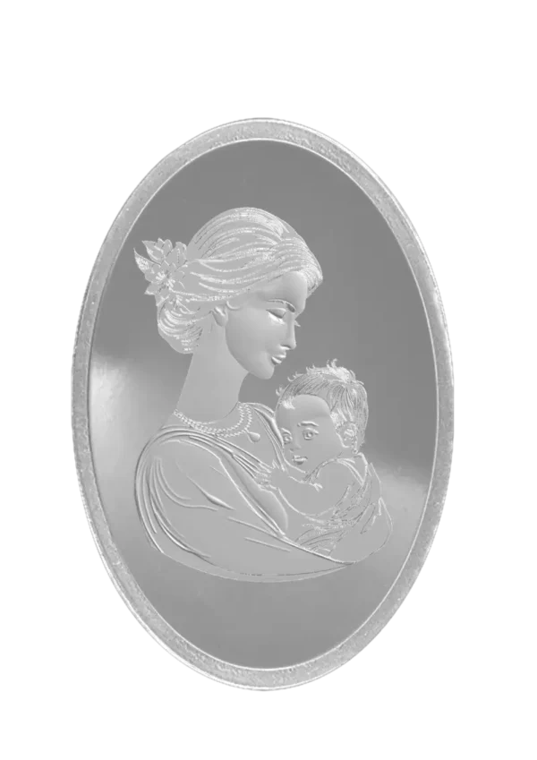 My Mother Silver Oval